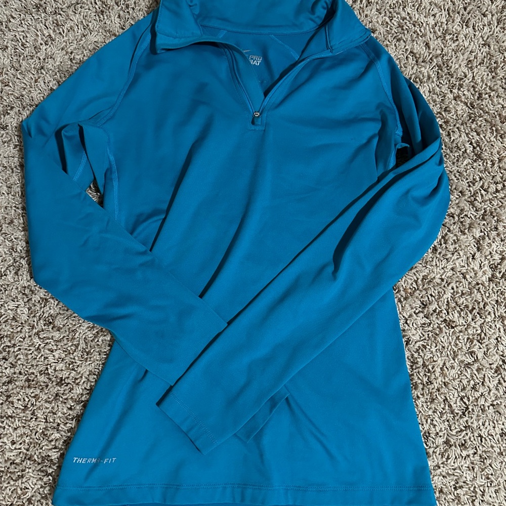Nike Blue Long Sleeve Top
